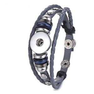 Gray Snap Bracelet for Snap Jewelry